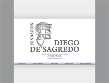 Tablet Screenshot of diegodesagredo.com